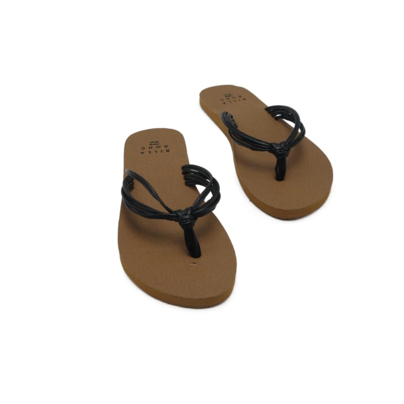 Leather flip flop