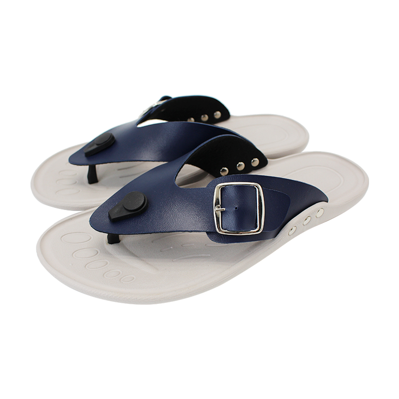Leather flip flop