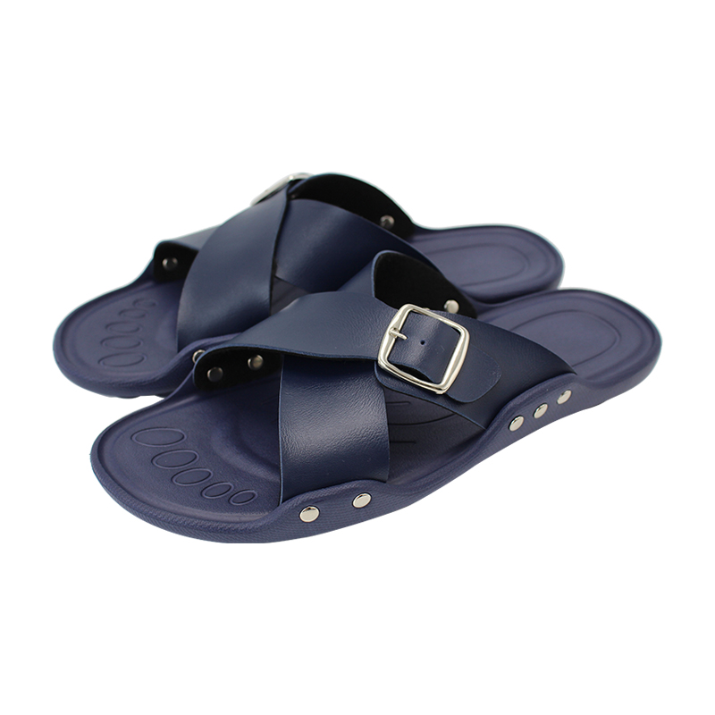 Leather flip flop