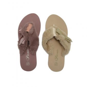 Faux Fur Slippers