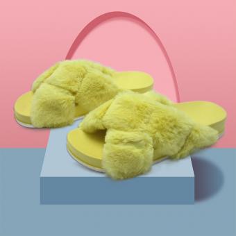 Faux Fur Slippers
