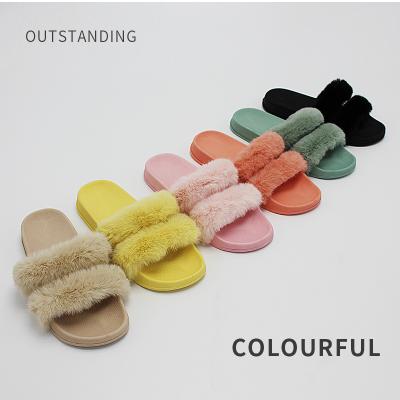 Faux Fur Slippers