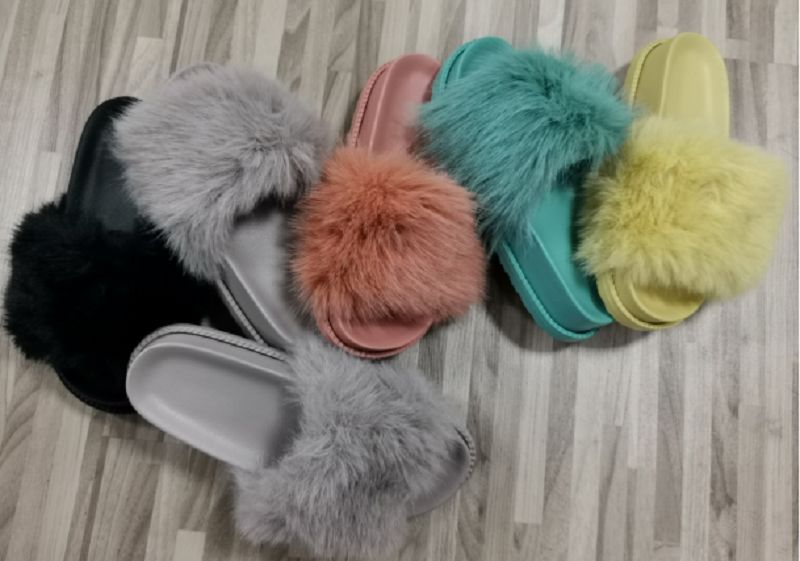 2022 season new color way for winter fur slide 